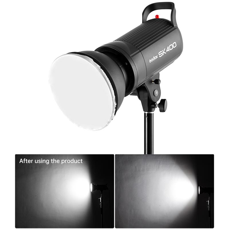 Soft Light Diffuser Sock 7" 180mm 6 Colors Cloth Filter for Bowens Mount Standard Reflector Diffuser Shade Dish Honeycomb Grid