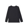 Under Armour Quick-Dry Breathable Moisture-Wicking Long Sleeve T-Shirt Unisex tops Black 24600601-001