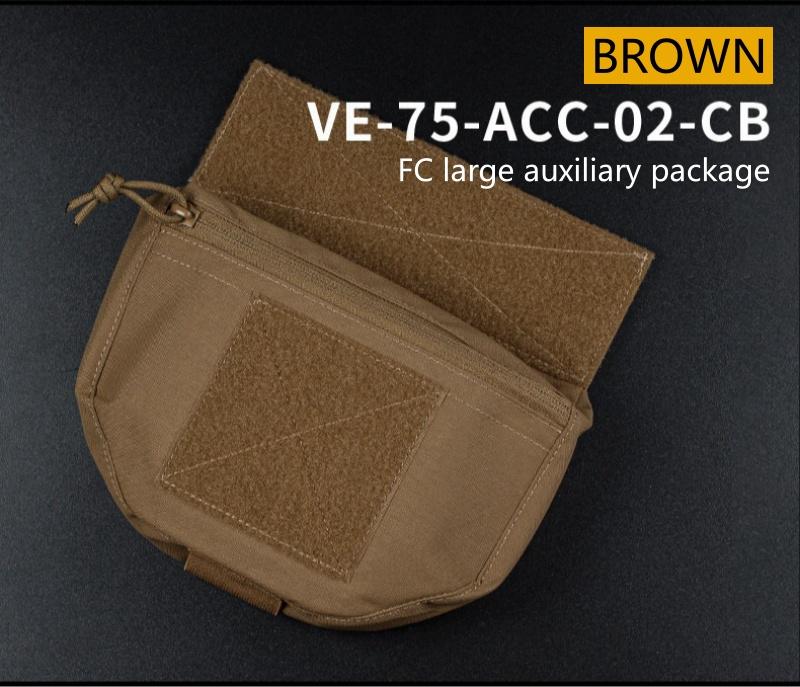 

FC Large Accessory Bag Outdoor Tank Top/Chest Hanging Expansion Multifunctional Storage Lower Abdominal Bag