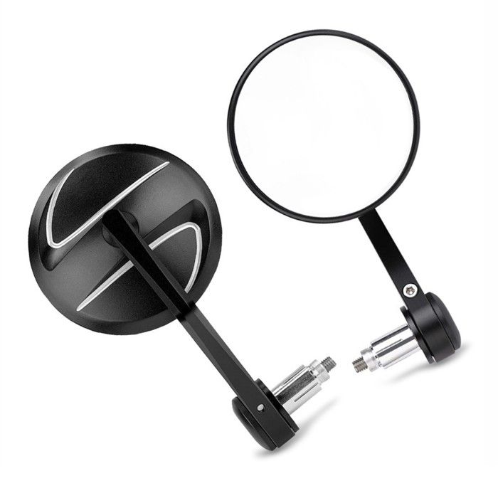 Rétroviseur Embout de guidon avec ECE Retroviseur moto paire Zaddox SP7