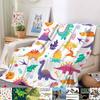 Park Jurassic Dinosaur Blanket Flannel Winter Bed Sofa Blanket Room Decoration