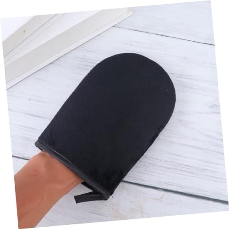 HAPINARY 4stücke Selbstbräunungs-handschuhe Selbstbräunungs-mitts Für Gleichmäßiges Auftragen Von Sonnencreme Für Natürliche Bräune Schwarz