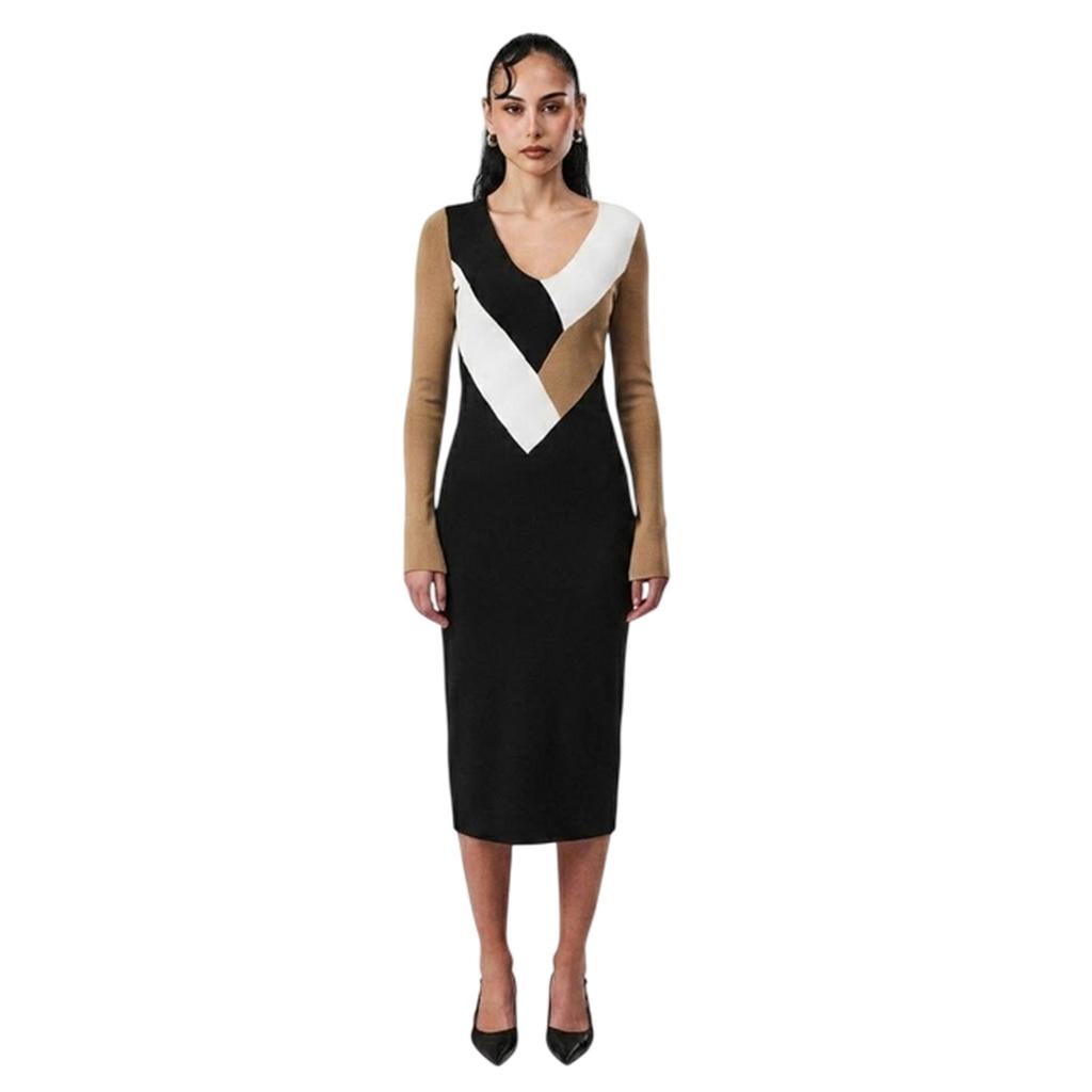 BOSS Womens/Ladies Florency Viscose Slim Midi Dress