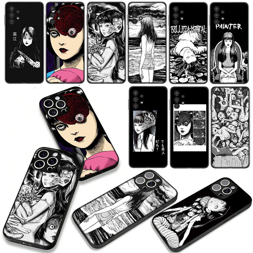 Horror Comic Junji Ito Tomie Tees Phone Cover Case for Xiaomi Redmi Note 14 12 13 ProPlus A4 A3 Pro Plus 12C 13C 14C 5G Casing