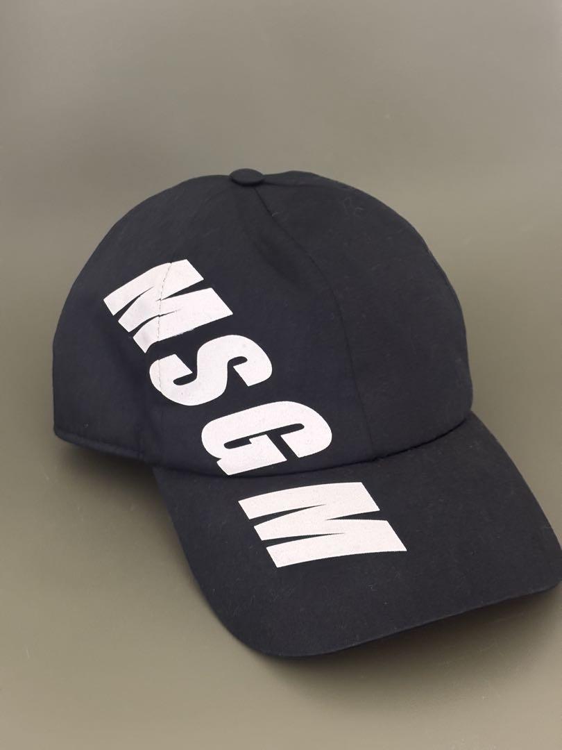 

[USED] MSGM Classic Big Logo Cap in Black