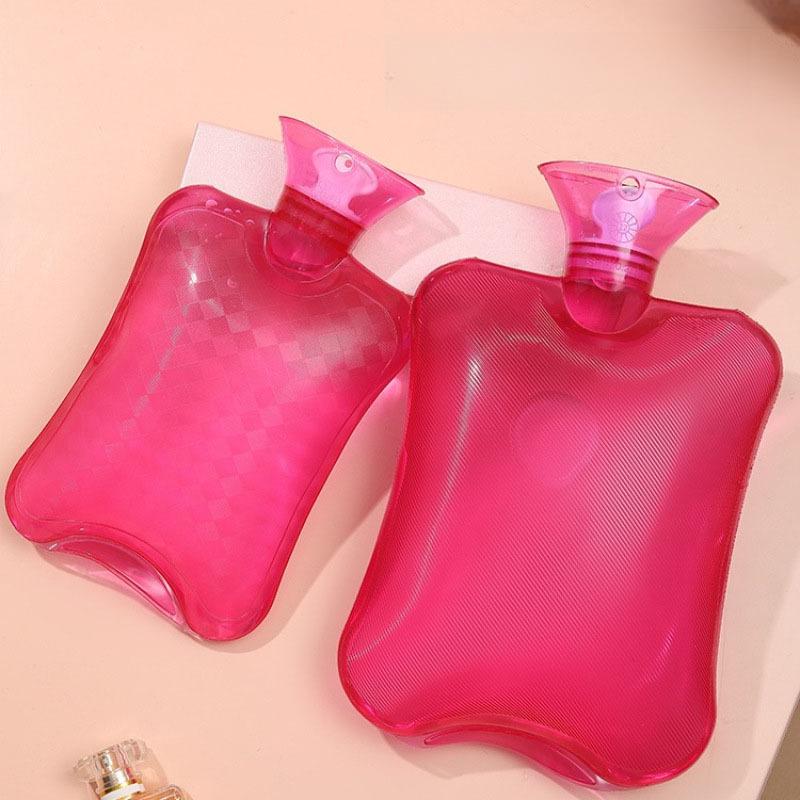 Transparent PVC Hot Water Bottle – Perfect for Warming Hands and Feet In Winter. Flushable and Essential for Staying Cozy.