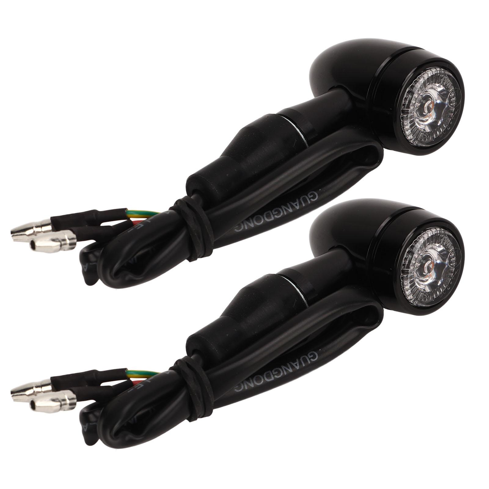 

1Pair Motorcycle Turn Signal Light Multifunctional High Brightness Energy Saving Brake Lights Replacement for Suzuki Fog light 2-wire