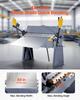 Box and Pan Brake, 1220 mm/48 inch Sheet Metal Bending Brake, 12-Gauge Mild Steel Capacity, 0-135 Degree Adjustable, Metal Bender Machine with 8