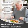 4/12Pcs Adult Bibs Soft Towel Cloth Reusable Elderly Feeding Bibs Clothing Stain Resistant Protectors for Adult Men and Women