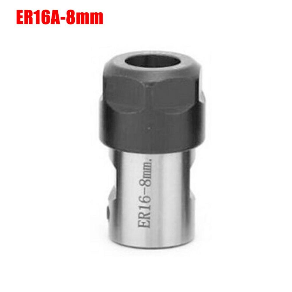 ER20A-16mm Shaft Collet ER20A-8mm Silver And Black 1 Pcs
