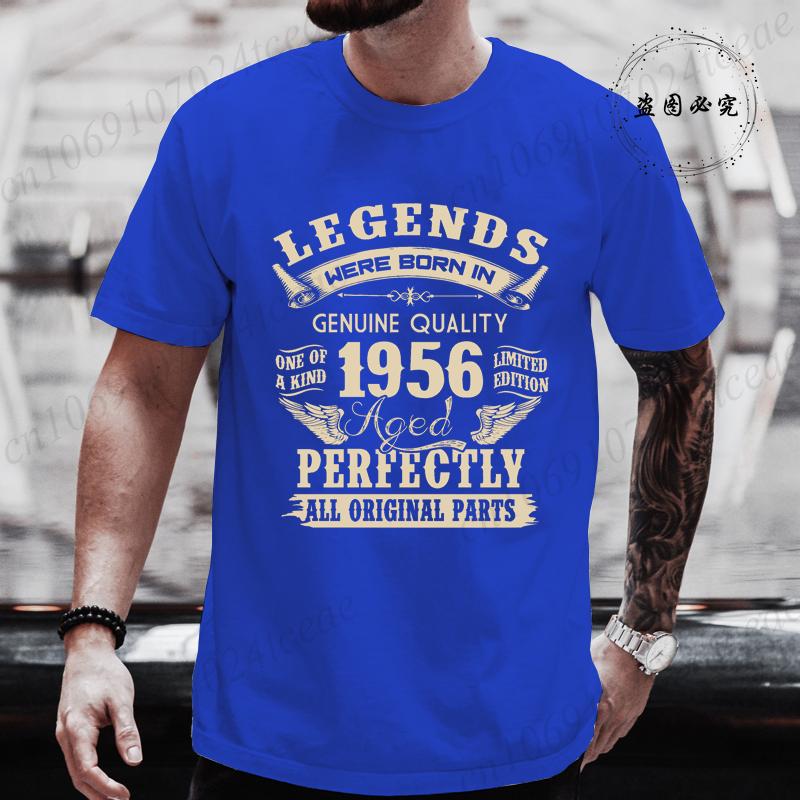 Vintage 1956 69. Geburtstag Unisex T-Shirts Geburtstag Hergestellt 1956 Shirt Von Papa Legenden Wurden 1956 Geboren Perfekt Shirt Geschenk Für Papa