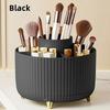 360 ° Rotating 5 Slot Makeup Brushes Holder Organizer Multi-functional Desk Storage Cosmetics Storage for Vanity Desktop Bathroo