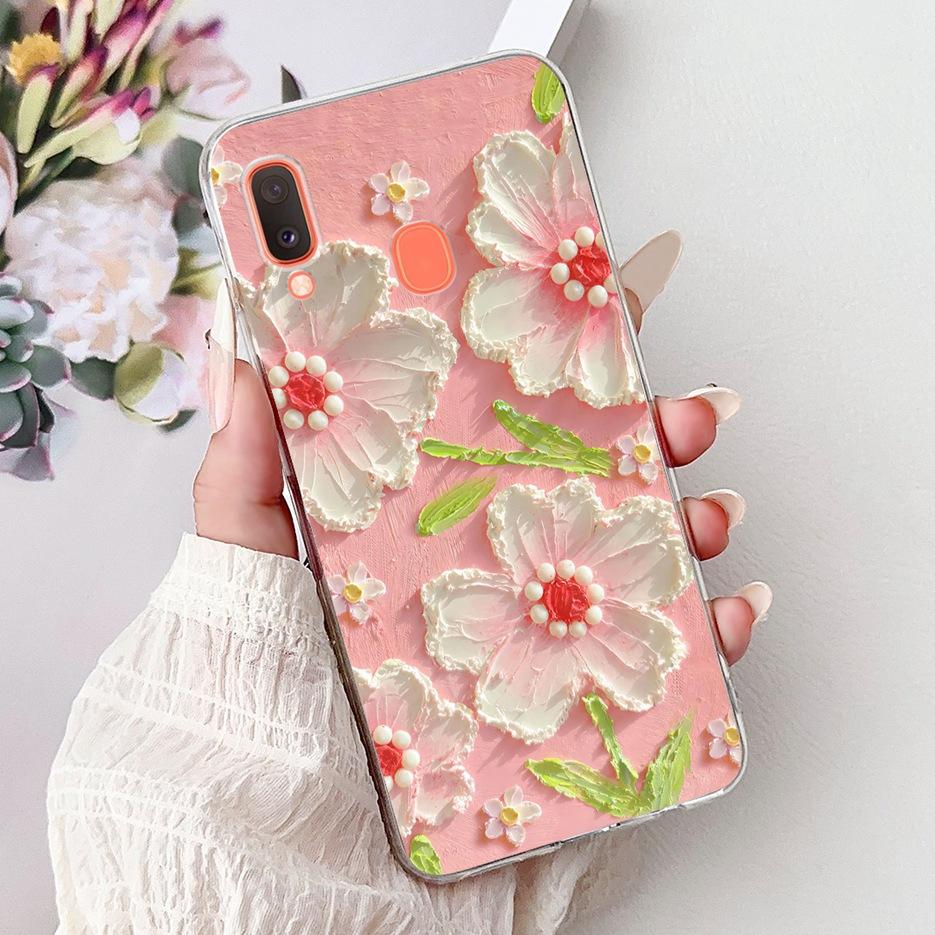 For Samsung Galaxy A20e Case SM-A202F Popular Fashion Painted Cover Soft Silicone Phone Case For Samsung A20e A202F Fundas Coque
