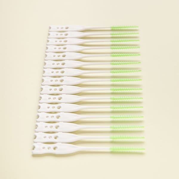 Japanese Soft Interdental Brush Sss~S 15 Pieces