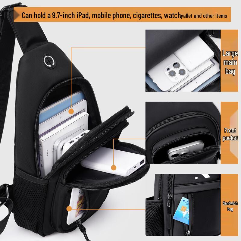 JEEP Men's 2026 Commuter Oxford Sling Bag