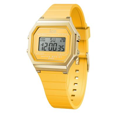 Authorized Dealer [Ice Watch] Ice Watch Digital Wristwatch for Women 022053 Ice Digit Retro Light Pineapple Small