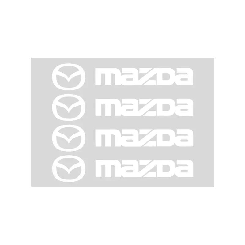 

Car Sticker 4Pcs Car Door Handle Sticker Tire Rear View Mirror Decoration Sticker For Peugeot 2008 5008 307 308 3008 206 207 208