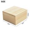 Wooden Box Pine Upper And Lower Lid Storage Box Jewelry Collection Box For Storage Keepsake Boxes Wedding Christening Boxes