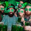 4 pary St. Okulary z koniczynką na Dzień Świętego Patryka Okulary do kostiumu skrzata Zielone Okulary Przeciwsłoneczne Zielone Akcesoria dla Kobiet i Mężczyzn