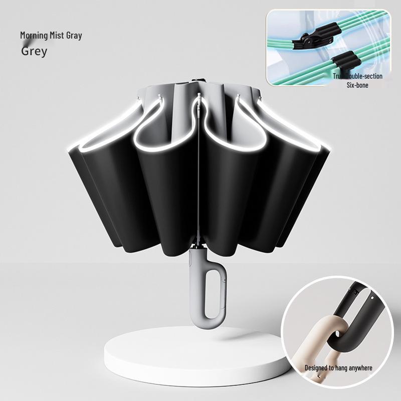 Men's Quick-Drying Windproof UV Protection Automatic Umbrella for Sun/Rain