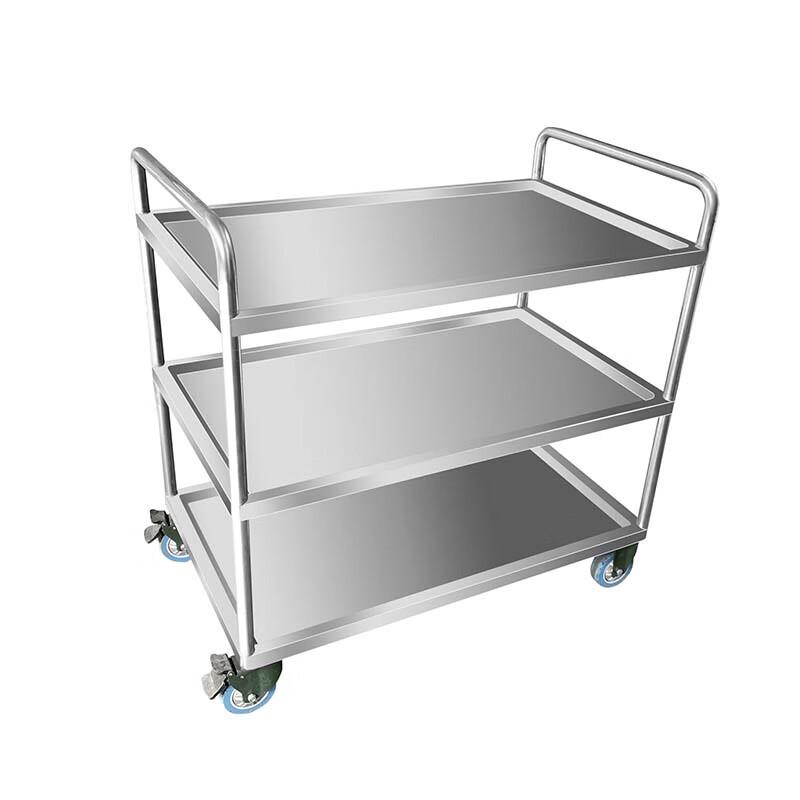 L.C.Maird Commercial 304 Stainless Steel Double-Tier Serving Cart