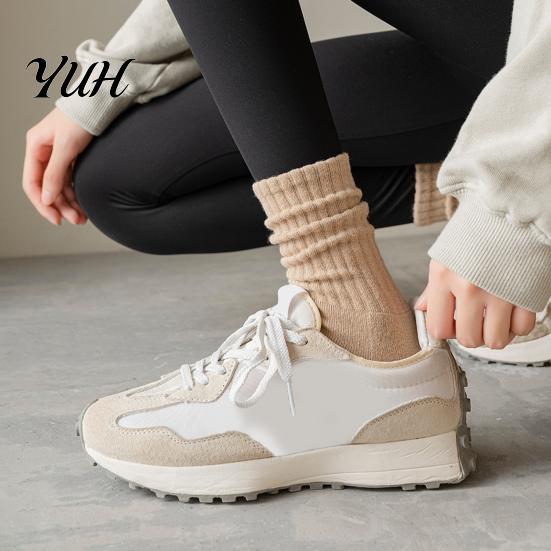 Everyday Wear Thick Socks Solid Color Crew Socks, Thickened Terry Lining Winter Warm Autumn Cold Protection Soft Elastic Cotton Blend for Daily