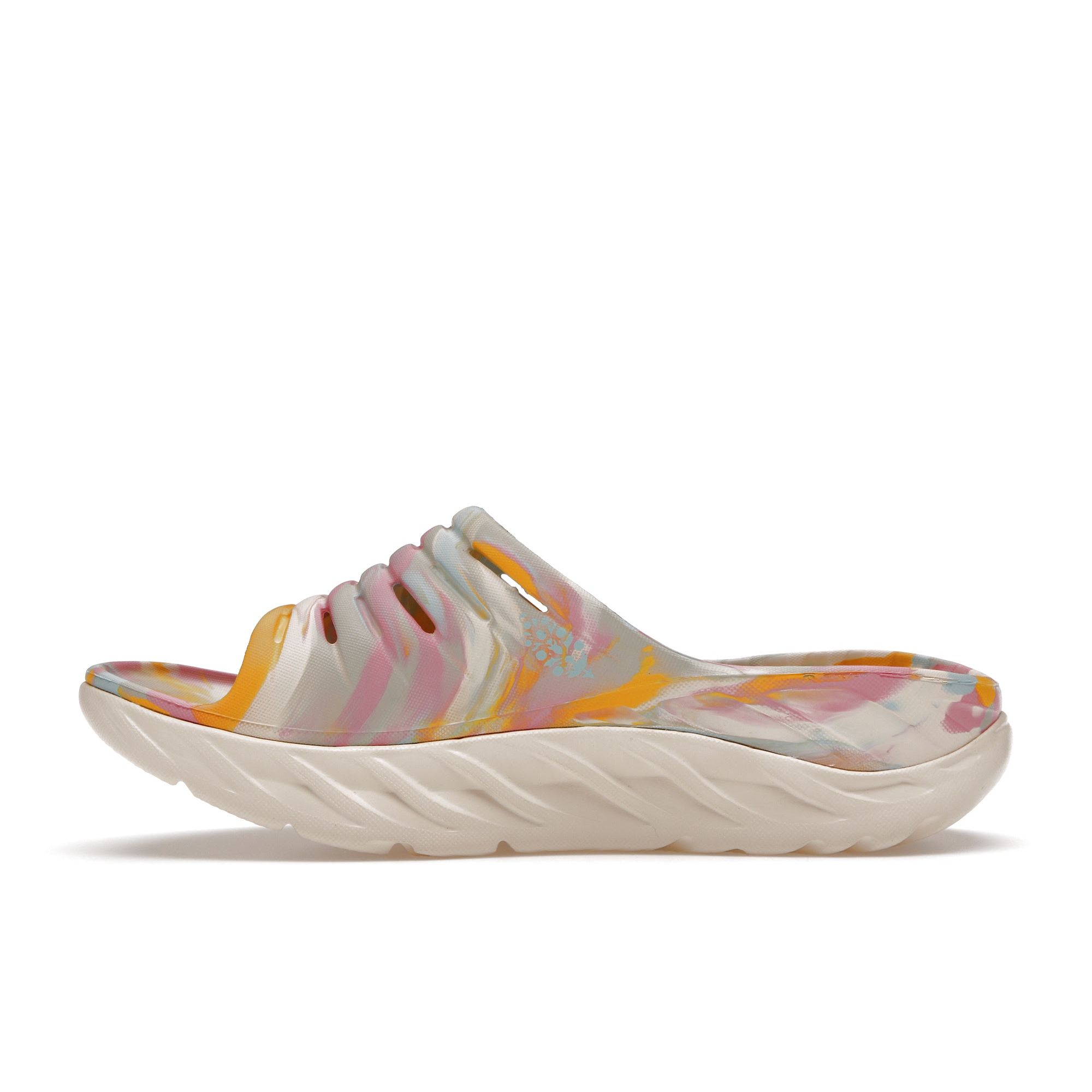 Hoka One One Ora Recovery Slide Free People Movement Luna Marbled Мужские кроссовки — фото 5