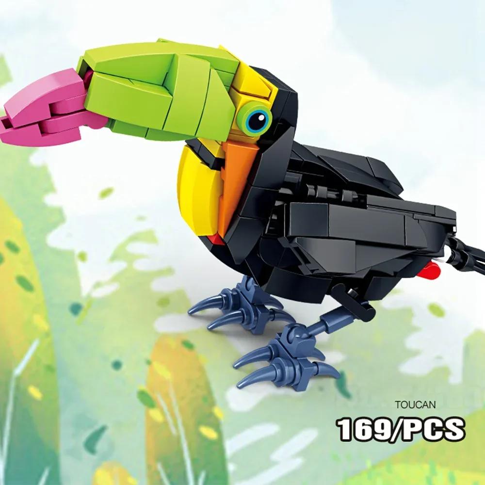 3D Cartoon Tier Set Bausteine - 3D Lebensecht, zur Schreibtischdekoration & zum Verschenken, Pädagogische Bausteine für Kinder