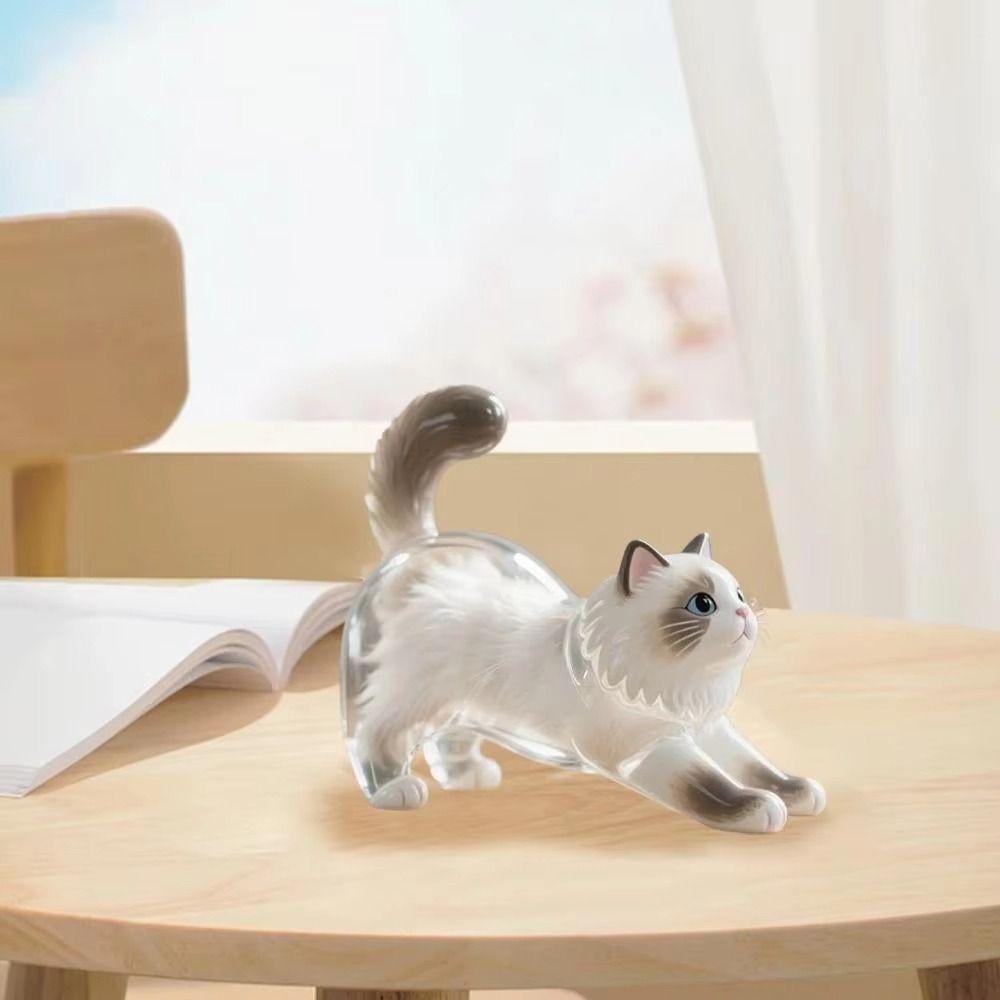 Transparent Cat Hair Storage Box Animal Shaped Dog Fur Storage Pendant  Backpack Charm