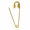 Gomsfancy Oversize Safety Pin Hair Accessory for Bun – Stainless Steel, Gold Plated, Anti-Tarnish, Lightweight Fashion Jewelry for Women