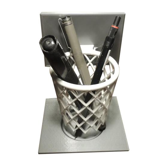 Basketball Stand Pen Holder Basketball Hoop Plastic Mesh Wire Pencil Cup Desk Pen Organizer for Office School Home Supplies