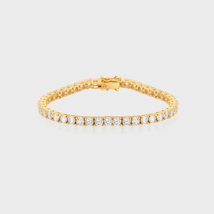 Fashion Yellow Tennis Bracelet SBSBRG00512M-4-M