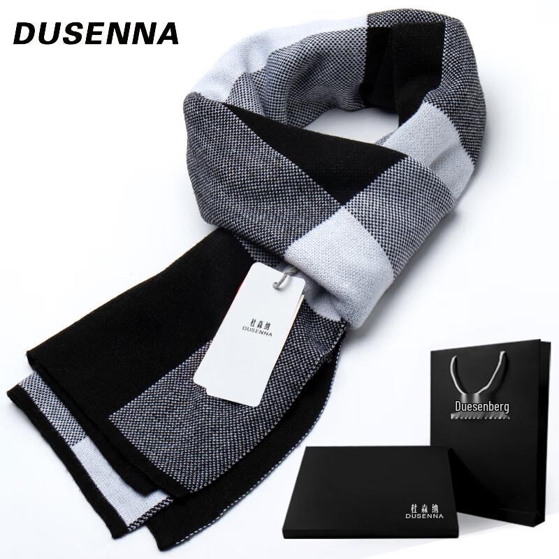 

DUSENNA Мужской клетчатый деловой шарф