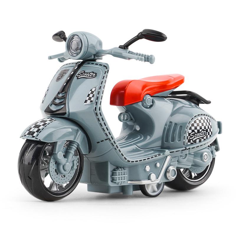 Trendy Mini Motorcycle Keychain Pendant: Cool Model Figurine Car Keyring Toy