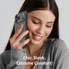 Magnetic Frosted Liquid Skin Feel Case for iPhone 16 Pro Max - Anti-Drop, Fine Hole Design