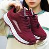 Autumn and winter velvet shoes medium sports soft sole light walking shoes