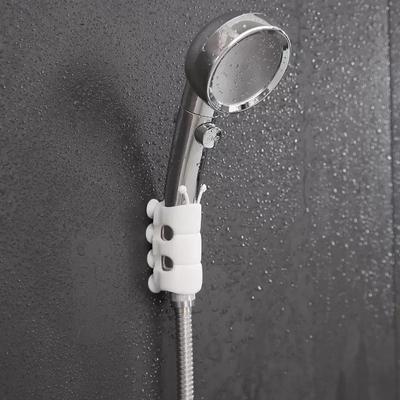 Wall Mount Silicone Shower Head Holder Universal Relocatable Shower Head Suction Cup Holder Rack For Kitchen