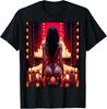 Hot Girl sur T-shirt pour Hommes - Femme Sexy sur T-shirt Shibari