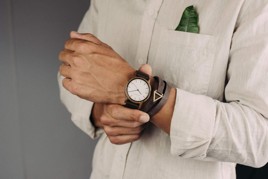 Kabholz Holz Deutsch Design Wasserdicht Echt Importiert WWAL9899 Herren