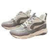 Li Ning Classic Shoes Textile, Leather Slip Resistant Abrasion Resistant Mid top Sports Casual Shoes Gray AGCS395-2