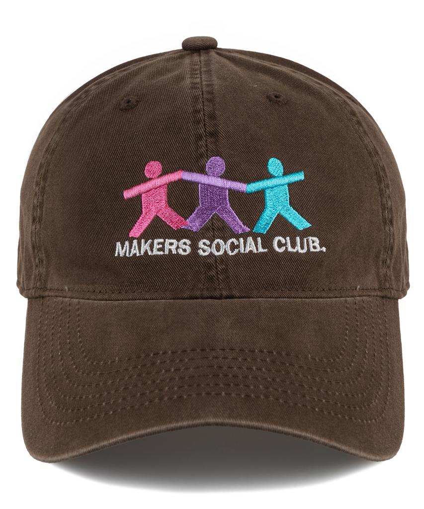 Wig Makers Social Club Cation Ball Cap - Brown