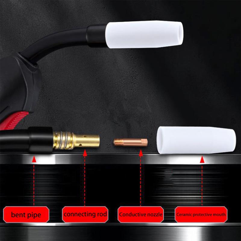 Mb15Ak Protective Nozzle Mig Secondary Protection Welding Gun Accessories 15Ak Ceramic Protective Cover