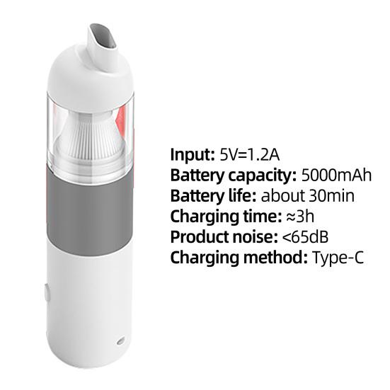 Car Vacuum Cleaner Strong Suction Powerful Rechargeable Wireless Portable Car Interior