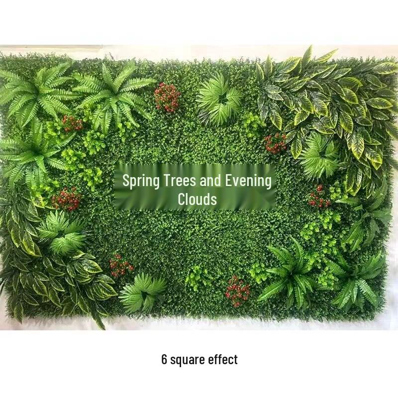 Artificial Green Wall with Roses for Indoor/Outdoor Decor