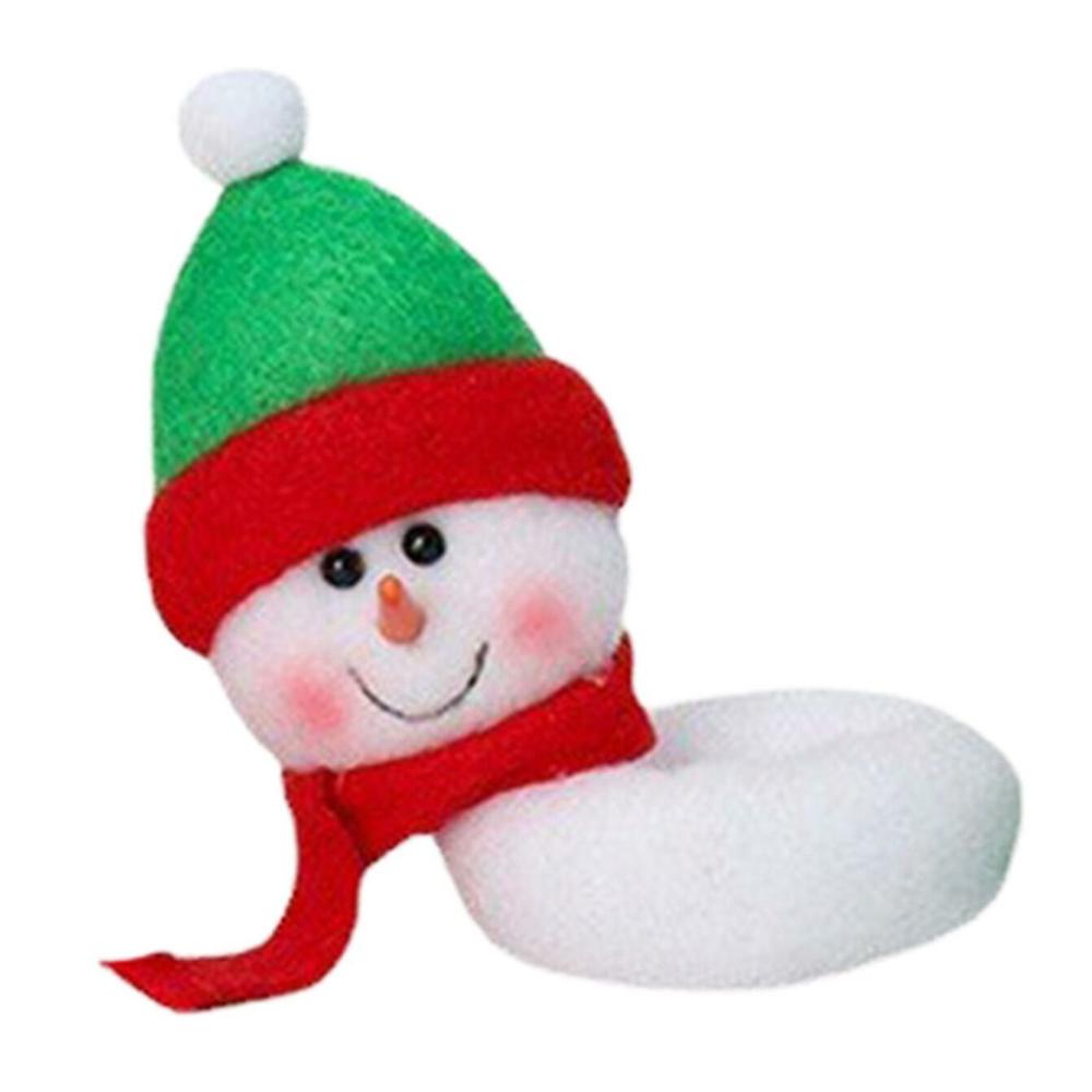 

Рождественское украшение для бокала для вина, чашка, крышка для бутылки, рождественская домашняя вечеринка, декор стола для мероприятий, принадлежности Snowman