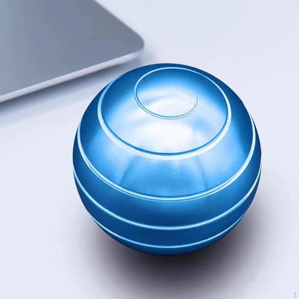 Desk Toy Ball Gadgets Metal Desktop Rotating for Adults Teens Gift