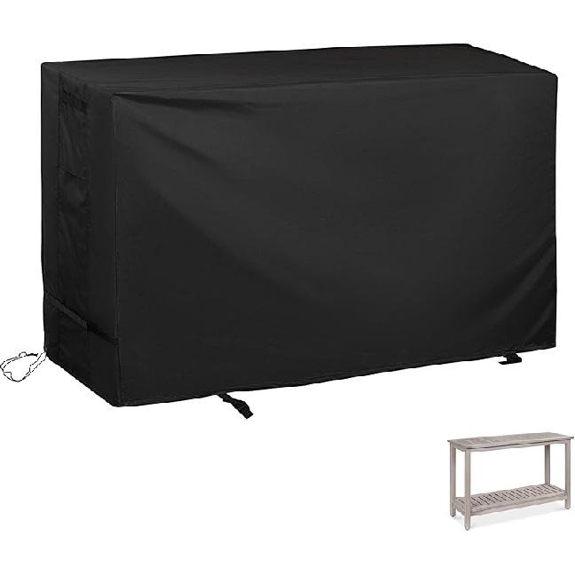 Pizza Oven Table Cover for BBQMall Pizza Oven Table Cart, Outdoor Grill Cart Cover for GRILL FORCE Pizza Oven Stand, Protective Cover for Pizza