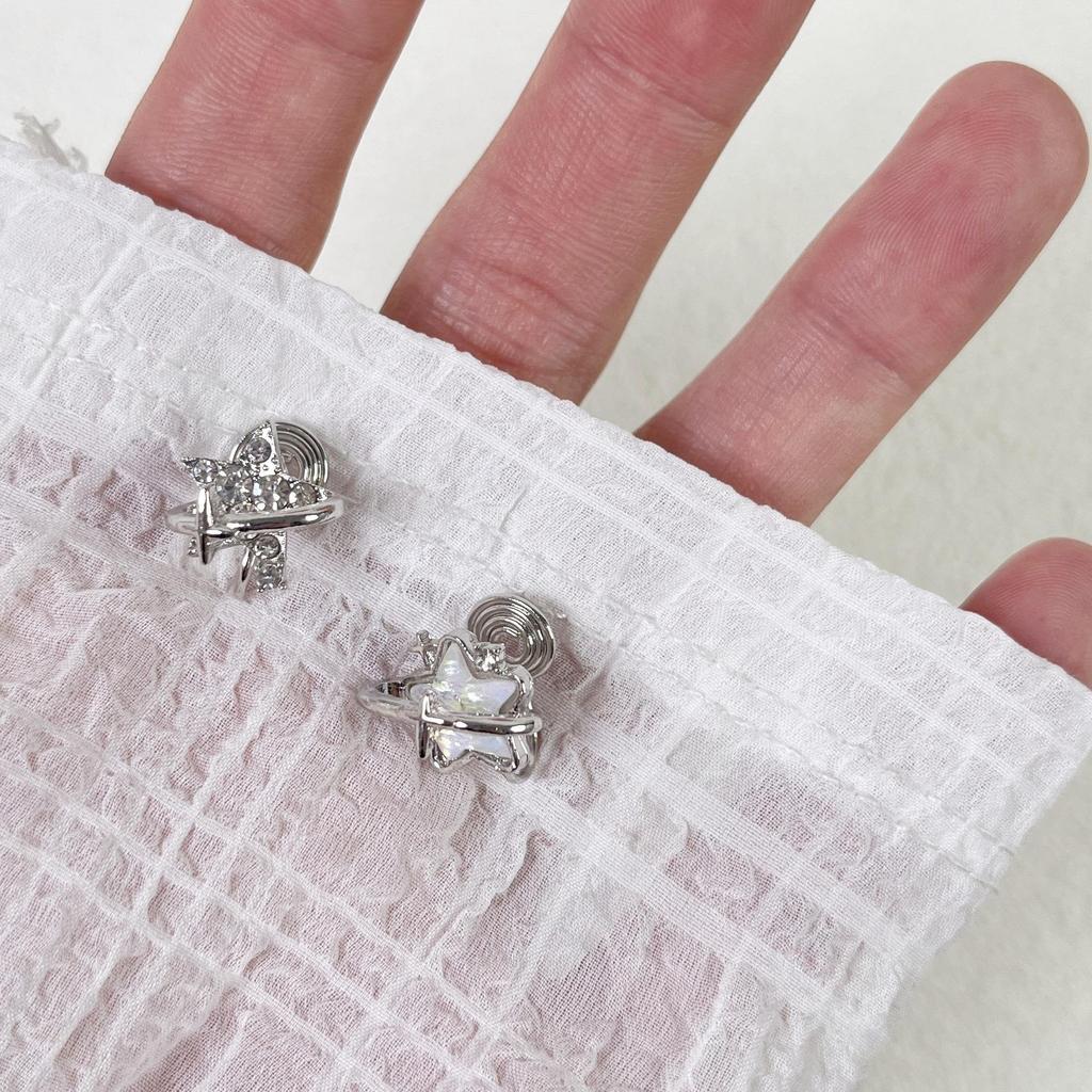 Vintage French Pearl No-Pierce Earrings: Elegant Luxury Clip-ons for Women