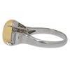 Ring Pt900Platinum/opal/diamond #7.2(US Size) 6.2g Women Used