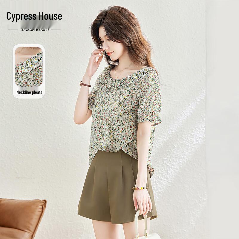 Women s Floral Petal Sleeve Blouse XL